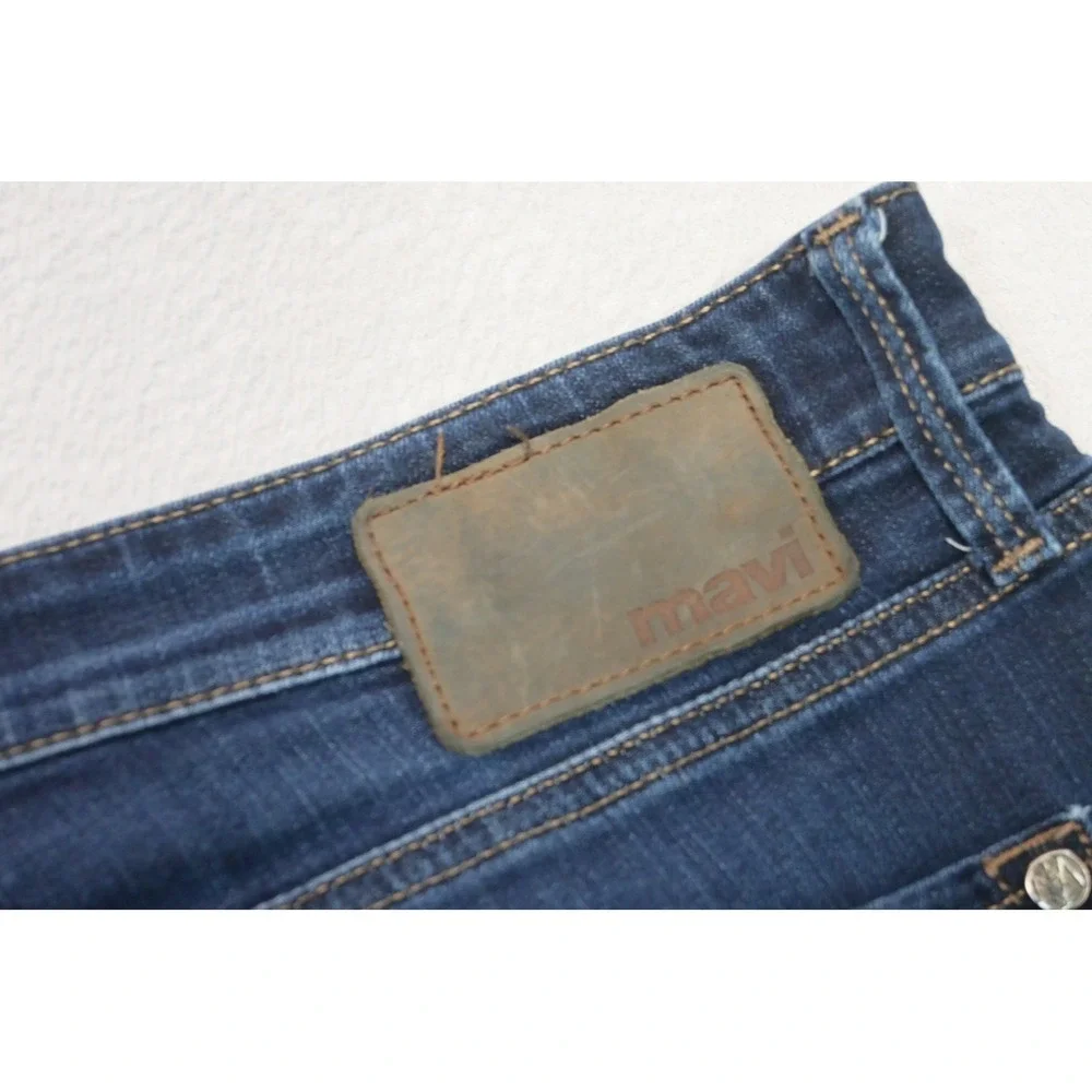 Mavi Jake‎ Slim Leg Mens Jeans 35x30 Dark Wash Blue Stretch Denim Excellent